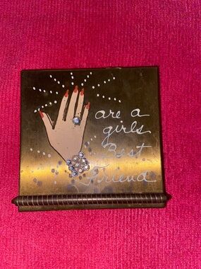Volupte Compact Mirror Marilyn Monroe quote “diamonds are a girls best friend”